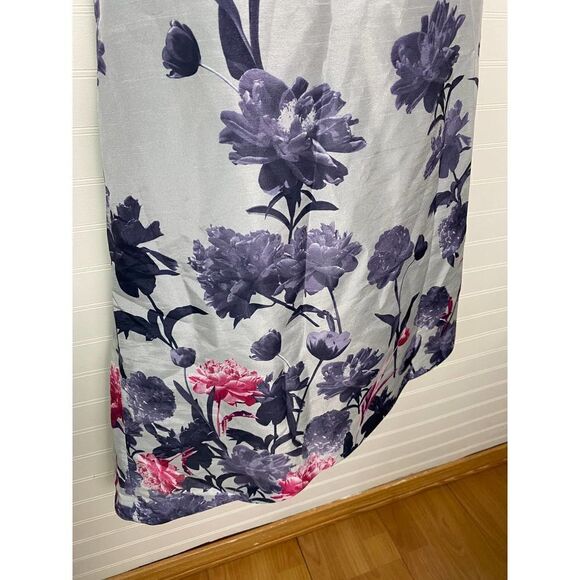 Ashro White Floral Print Asymmetrical Skirt - Picture 8 of 12